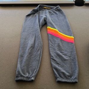 Aviator nation sweatpants size large in blue
